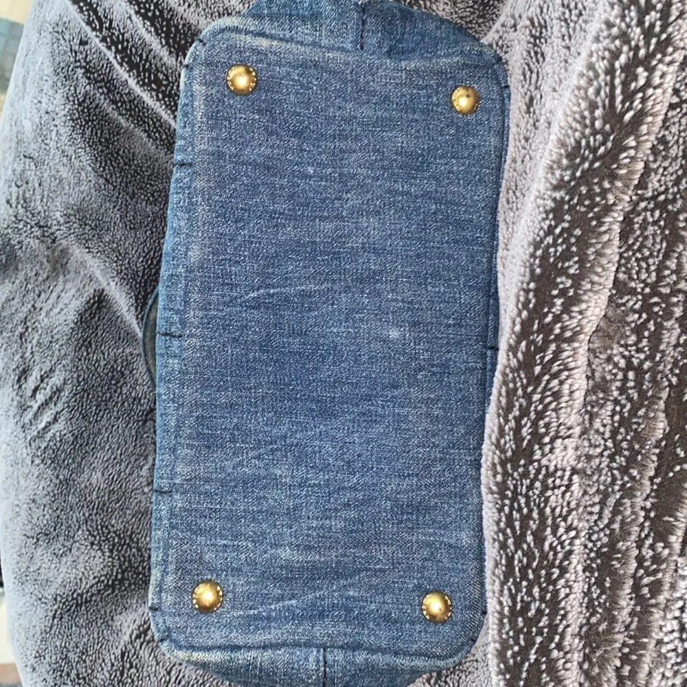 Prada Blue Denim Satchel - Picture 3 of 14